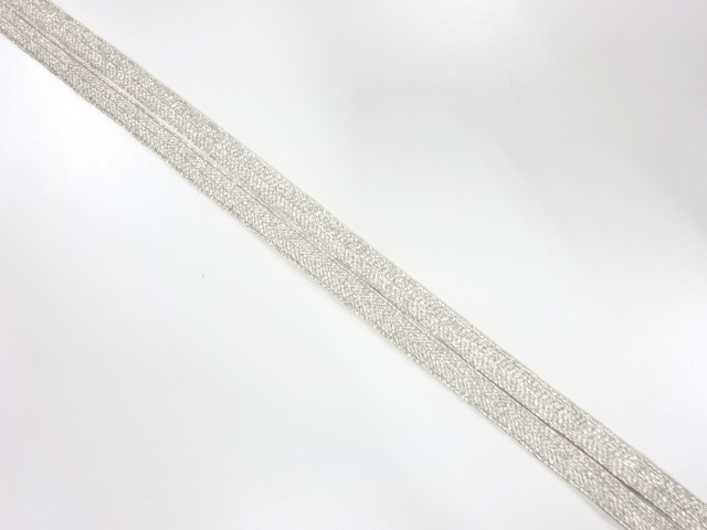 アンティーク　未使用品　正絹　帯留用手組み三分紐